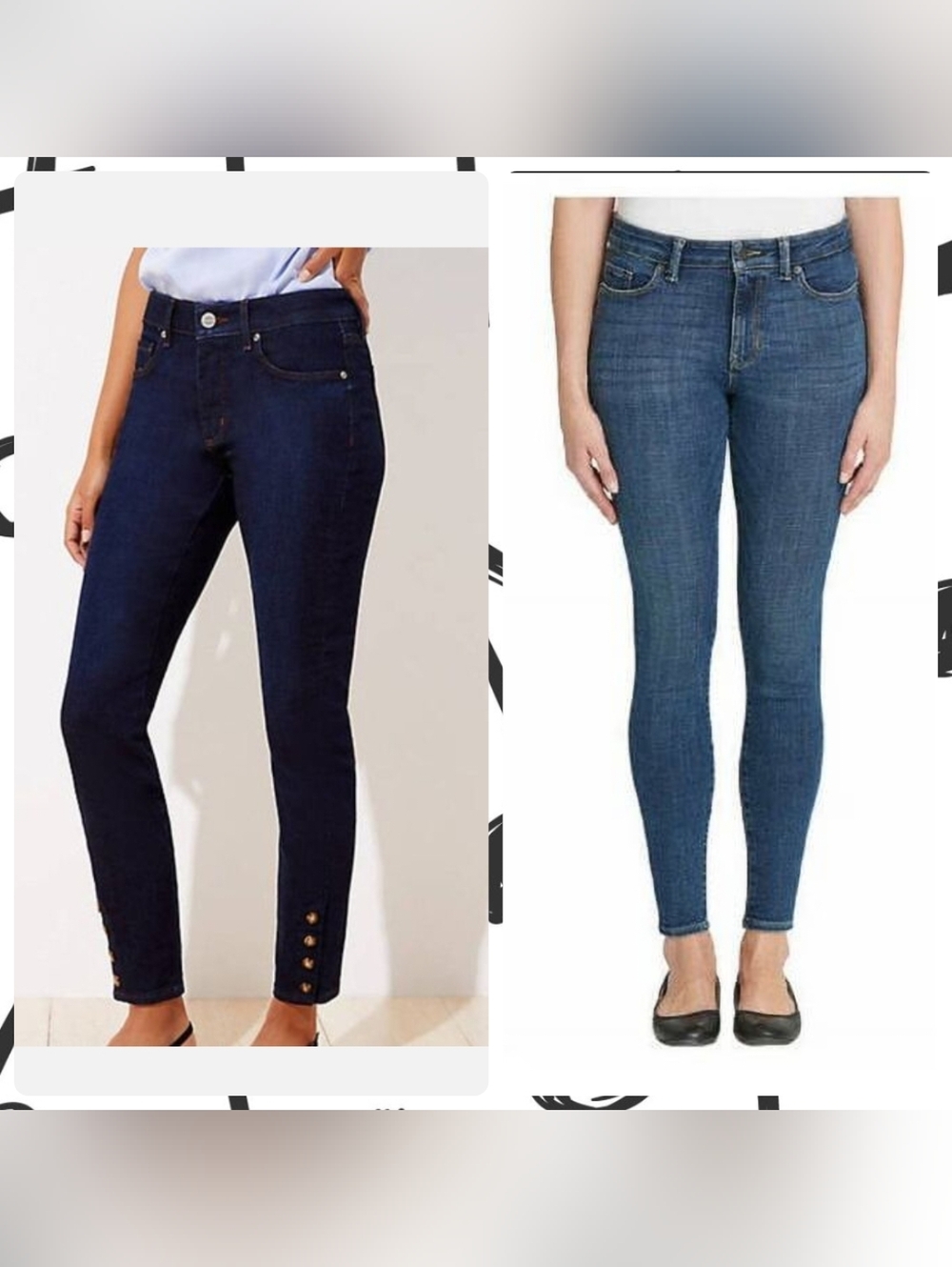 Calvin Klein Skinny Jeans & The Loft Jeans